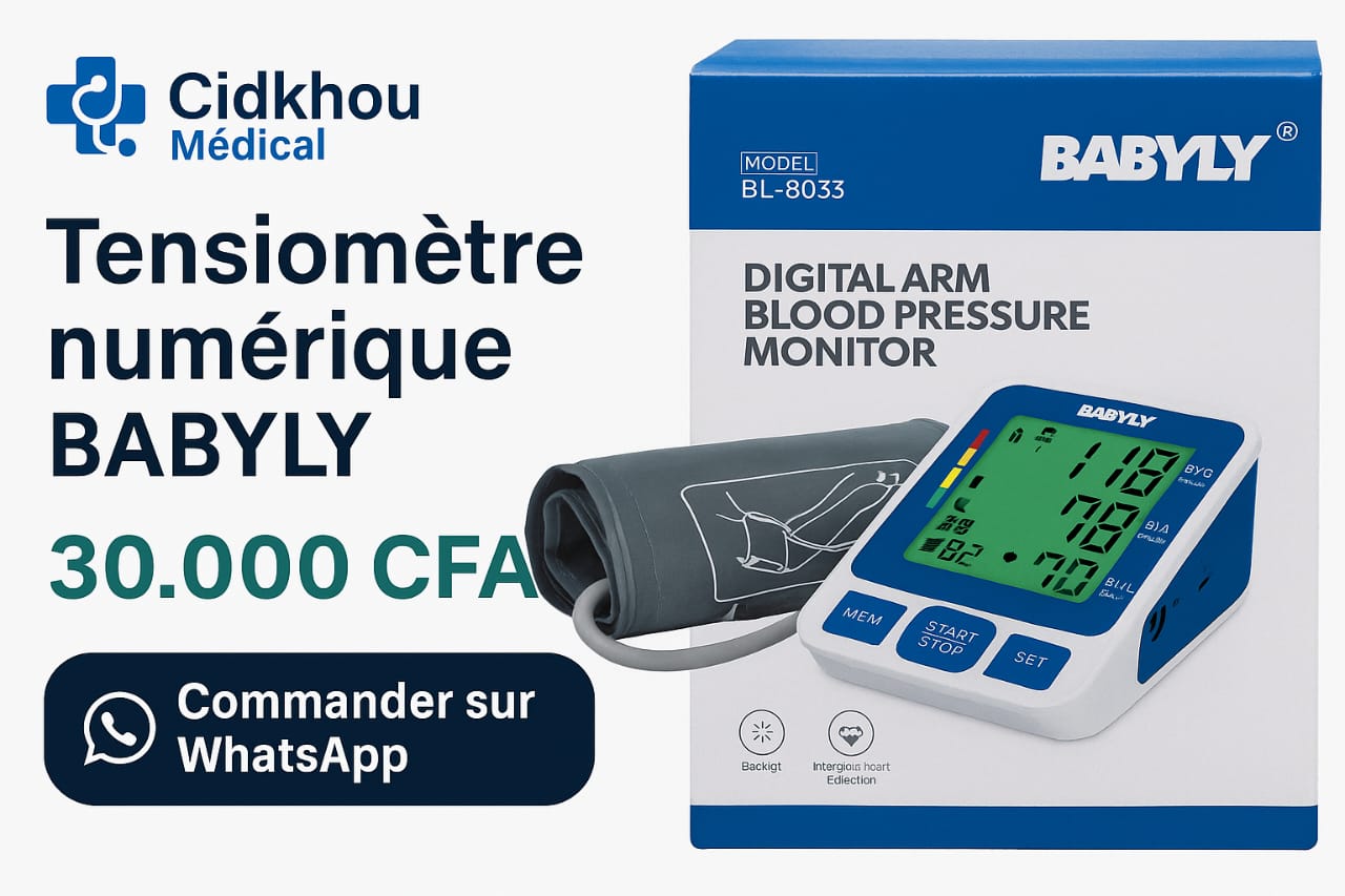 Tensiomètre numérique BABYLY avec écran digital – Cidkhou Médical