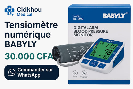 Tensiomètre numérique BABYLY avec écran digital – Cidkhou Médical